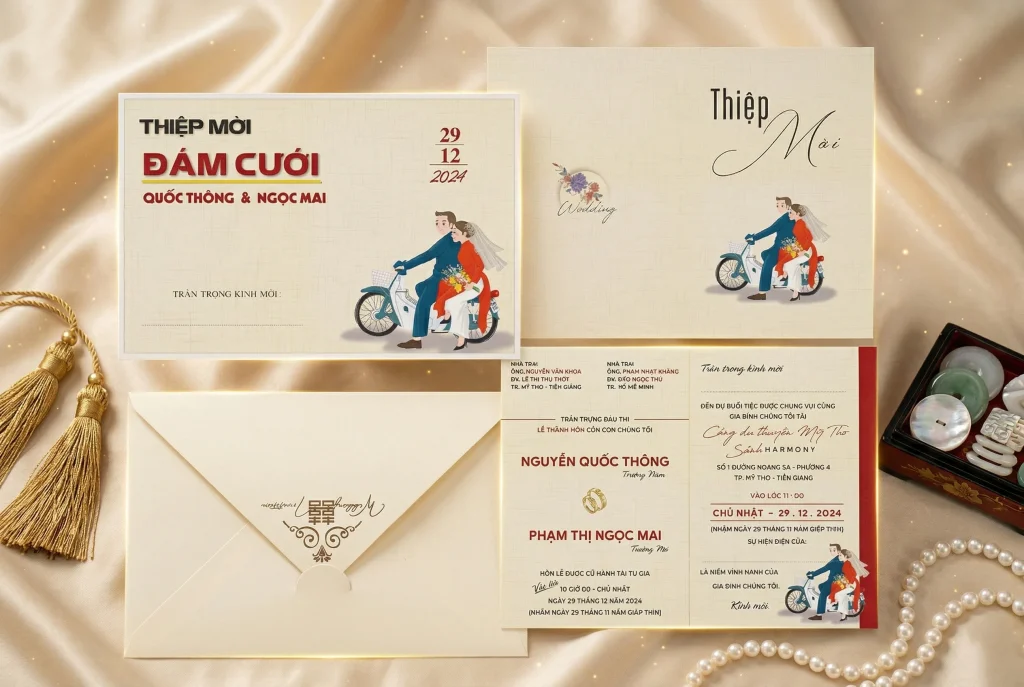 Thiệp cưới N46-AK
