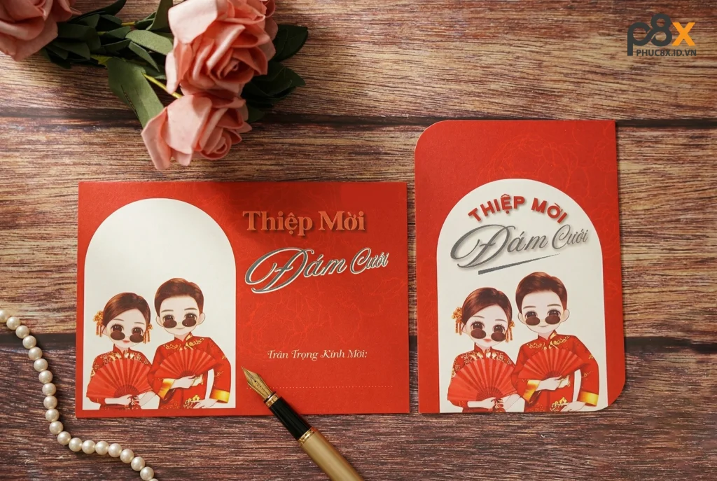 Thiệp cưới N61