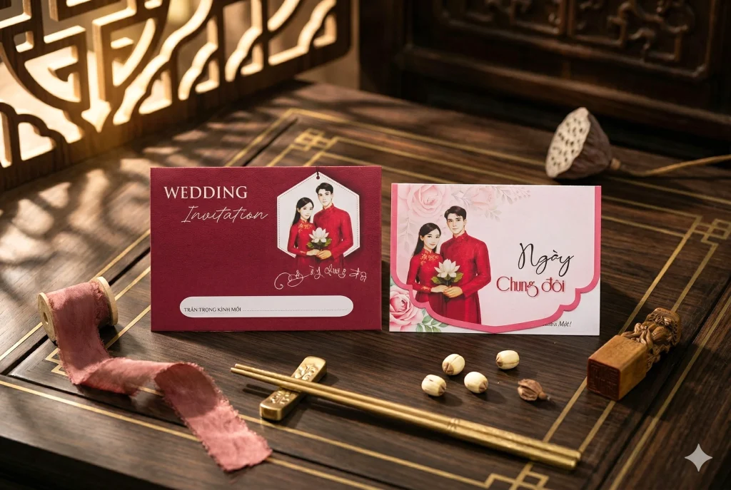 Thiệp cưới N82