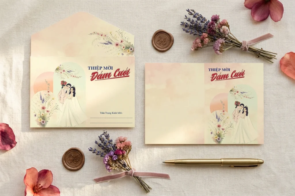 Thiệp cưới D04